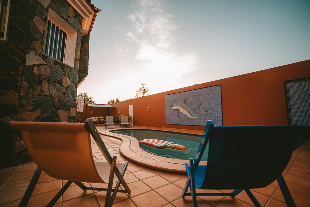 Villa Morada Sonneland Con Piscina Privada Climatizada Маспаломас Екстер'єр фото