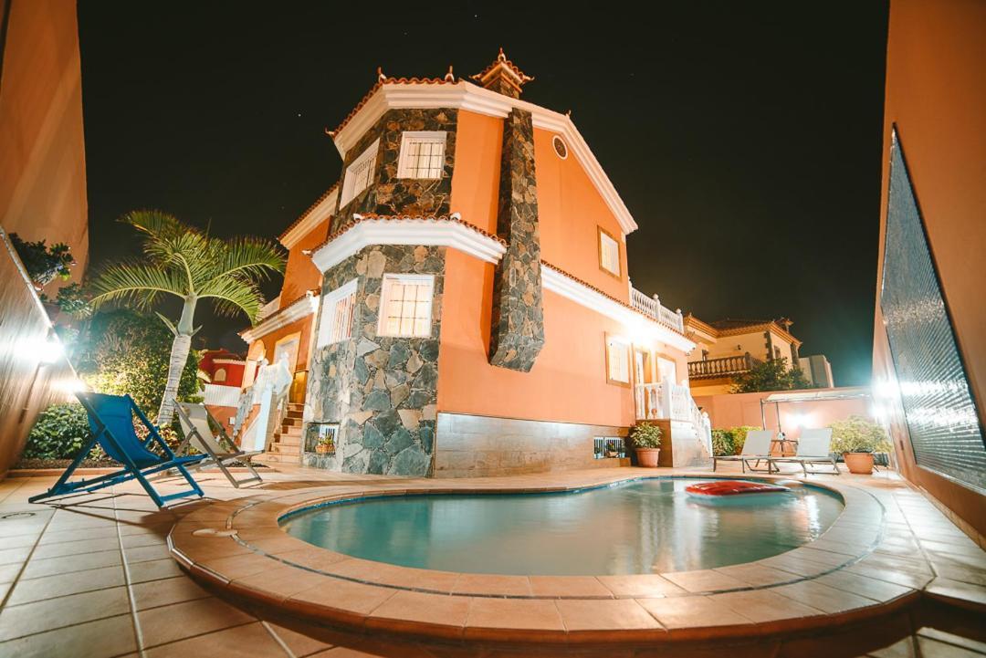 Villa Morada Sonneland Con Piscina Privada Climatizada Маспаломас Екстер'єр фото